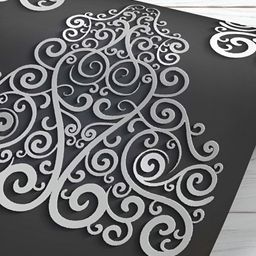 ArtzFolio Black & Grey Printed UV Resistant Wallpaper-image-69