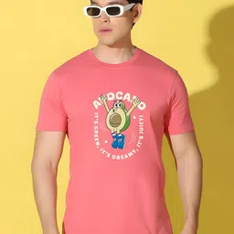 KaamBhari Graphic Printed Round Neck Pure Cotton T-shirt-picture-29