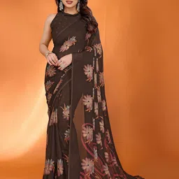 ROOP SUNDARI SAREES Floral Pure Silk Saree With Blouse Piece-image-85