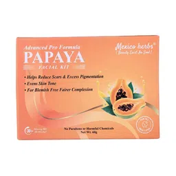 Mexico herbs Papaya Facial Kit For Hydrated & Brightening Skin - 60 g-23