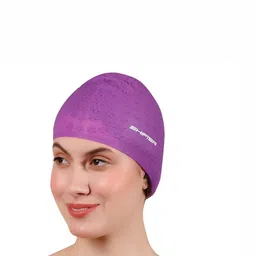 SHIFTER Textured Silicone Stretchable Swimming Cap-49