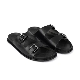 ROSSO BRUNELLO Men Leather Comfort Sandals-picture-24