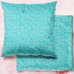 ArtzFolio Multicoloured Set of 2 Velvet Square Cushion Covers-picture-53