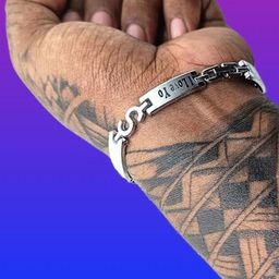 Dynamic Retail Global Silver Stainless Steel Bracelet-image-72