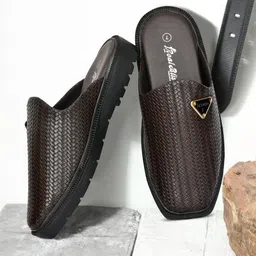REAL BLISS FOOTWEAR Men Shoe Style Braided Comfort Sandals-picture-4