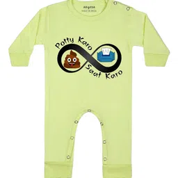 Arvesa Potty Karo Saaf Karo Printed Bodysuit-picture-46