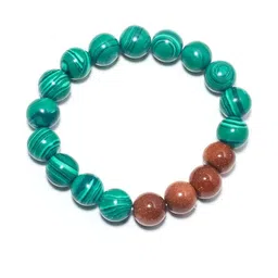 Divine souvenirs Unisex Artificial Beaded Elasticated Bracelet-41