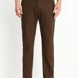 Allen Solly Men Solid Cotton Trousers-image-62
