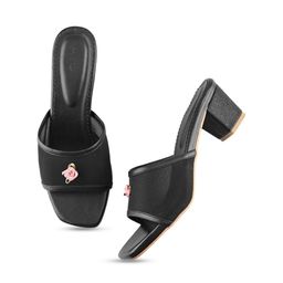 ALL TABS OPEN Women Open Toe Block Heels Sandals image 3