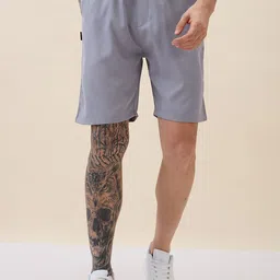 Status Quo Men Regular Fit Drawstring Shorts-image-48