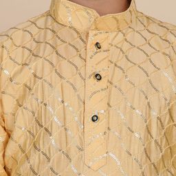 Pro-Ethic STYLE DEVELOPER Boys Embroidered Regular Kurta with Pyjamas image 2