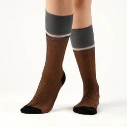 Theater Women Cotton Calf Length Socks-33