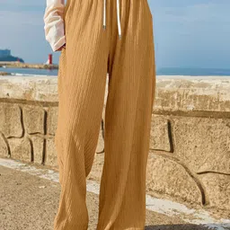 RAJOVATI Women Loose Fit Trousers-picture-8
