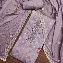 ASISA Embroidered Unstitched Dress Material-image-50