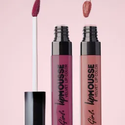 L.A. Girl Set Of 2 Lip Mousse Velvet Lip Color Lipstick - 6 ml Each - Squad-Stunning-41