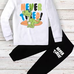TRIANGLETEES Unisex Kids Printed T-shirt with Trousers-image-75