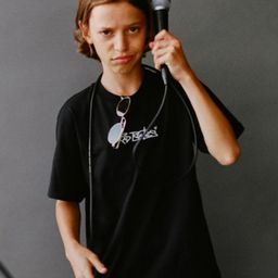Alan Jones Boys Typography Printed Round Neck Oversized T-shirt-17