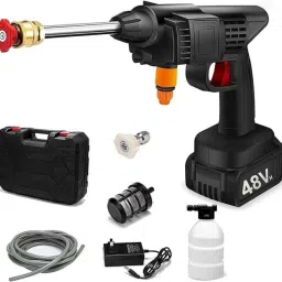 High Pressure Car Washer Pump,48V Portable Rechargeable Cordless Water Spray Gun Pressure Washer-image-17