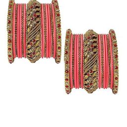 Shopmart Set Of 30 Stone-Studded Bangles-image-74