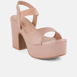 DressBerry Block Peep Toes with Bows-15