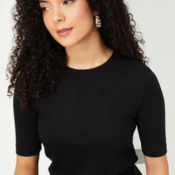 max Women Solid Cotton Crop Top-picture-30