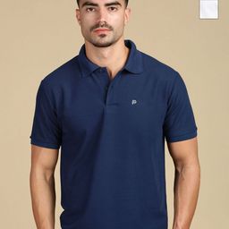 LUX PARKER Men 2 Polo Collar T-shirt-image-42