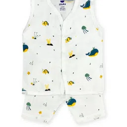 ZIZUKA Unisex Kids Printed Top with Shorts-image-22