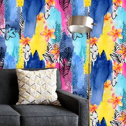 ArtzFolio Printed UV-Resistant Anti-Bacterial Abstract Doodle Shapes Peel & Stick Wallpaper-image-83