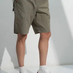 HIGHLANDER Men Mid-Rise Regular Fit Cotton Shorts-image-97