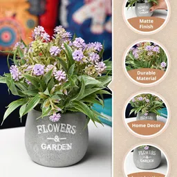 MARKET99 Lavender 2 Pieces Lavender Artificial Flower With Pot image 3