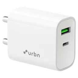 urbn 20W Type A & Type C 2-Port Fast Charger (Adapter Only, 4 Level of Protection, White)-14