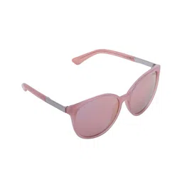 GUESS Women Oval Sunglasses with UV Protected Lens GU7390 72C 58 S-Pink-image-23