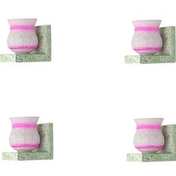 SOMIL Pink Glass Cylinder Printed Wall Lamps-image-85