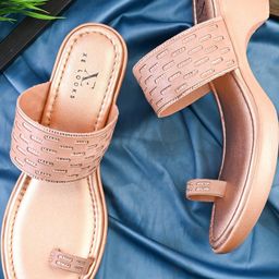 XE Looks Synthetic Leather Pink Heels-52