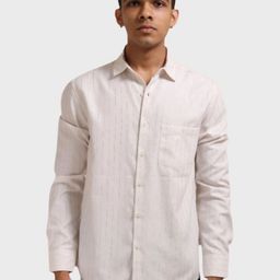 XKIND Men Comfort Striped Casual Shirt-image-100