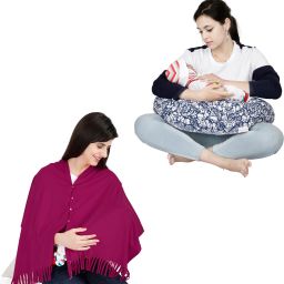 Breastfeeding shawl and pillow for baby Breastfeeding Pillow-image-53