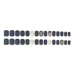 LICK 30 Pcs Reusable French Manicure Stick On Nails with Application Kit - LKC-88-64 image 4