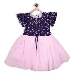 BAESD Ethnic Motifs Print Fit & Flare Dress-picture-32