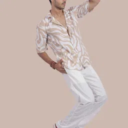 STITCH MONKEY Men Comfort Opaque Printed Casual Shirt-image-70