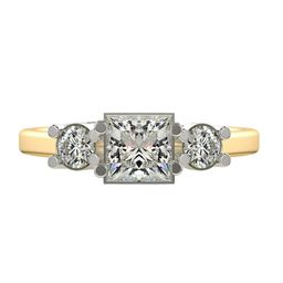 VALANOVA Women 18 Kt Yellow Gold & Certified Lab Grown Diamond Ring 2.34gm 0.98 carat-image-91