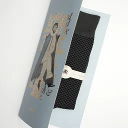 Theater Men Patterned Above Ankle-Length Socks-42