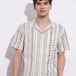 Being Human Men Classic Opaque Printed Casual Shirt-picture-26