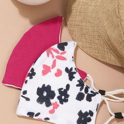 LULU & SKY Women Pack Of 2 Printed Reusable Outdoor Masks-picture-20