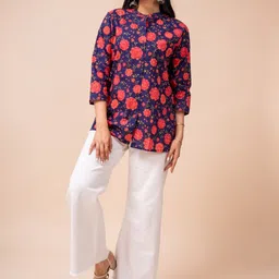 EKISHA Mandarin Collar Printed Tunic-picture-19