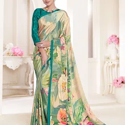JIVORA Floral Printed Pure Silk Saree-picture-34