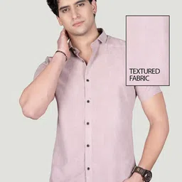 ALMATY Men Comfort Slim Fit Opaque Casual Shirt-picture-2
