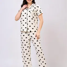 Stem Rope Women Shirt & Pyjama Night suit-image-90