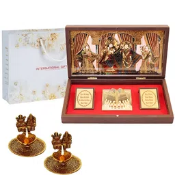 INTERNATIONAL GIFT Gold-Toned Religious Idol Showpiece-69