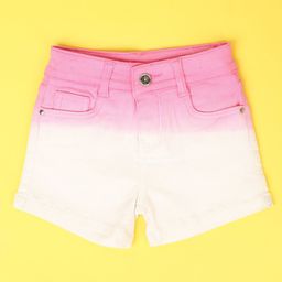 V-Mart Girls Ombre Denim Regular Fit Mid-Rise Shorts-image-69