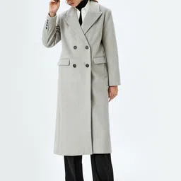 Koton Double-Breasted Overcoats-image-4